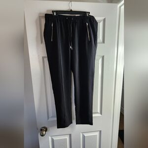 Express Black Ankle Pants with Drawstring